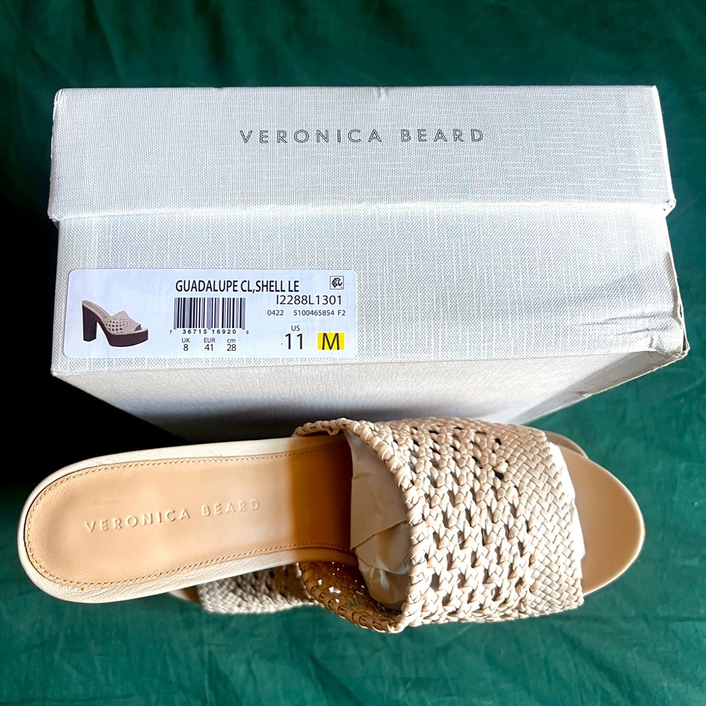 COPY - Guadalupe Platform Sandals by Veronica Beard. - Picture 7 of 9
